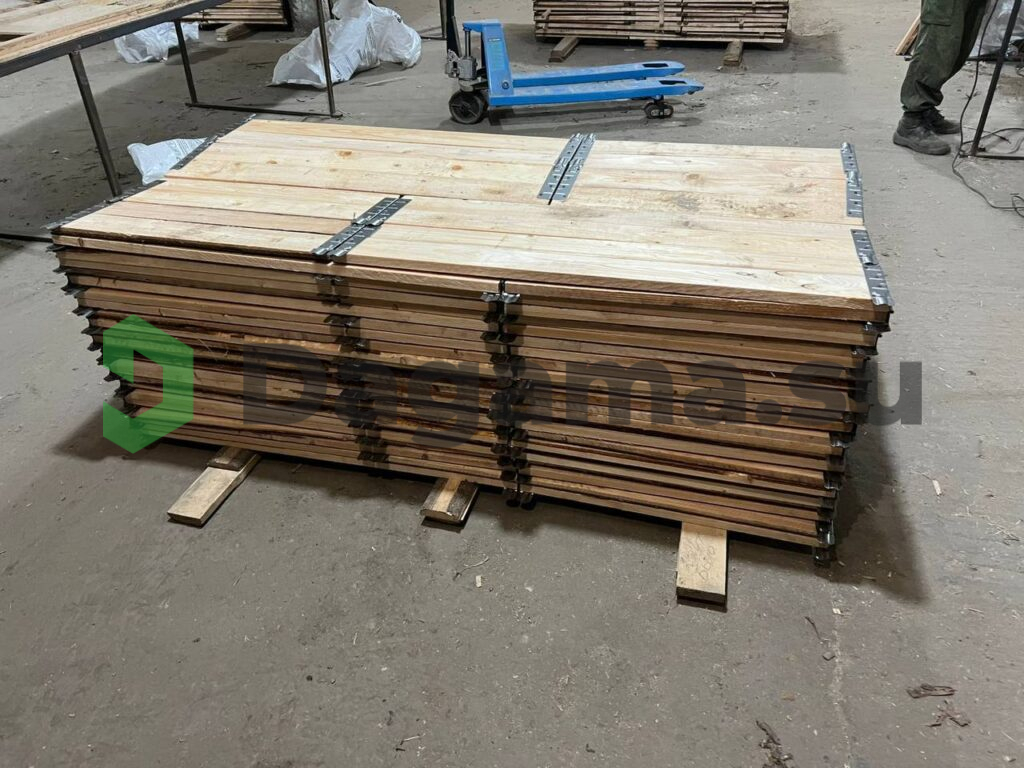 Деревянный паллетный борт 1200х800 мм новый